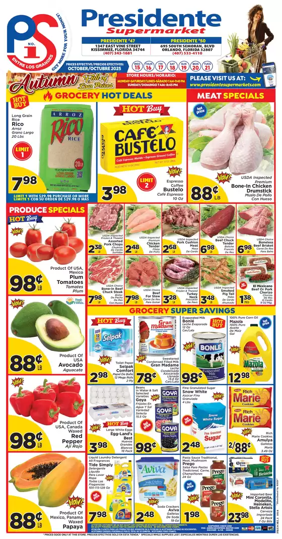Presidente catalogue | Current deals and offers | 2025-10-16T00:00:00.000Z - 2025-10-30T00:00:00.000Z