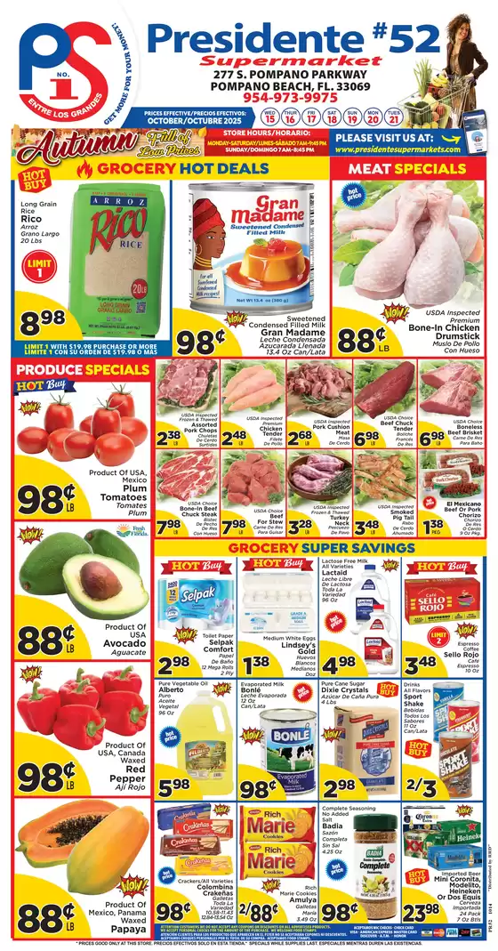 Presidente catalogue | Save now with our deals | 2025-10-16T00:00:00.000Z - 2025-10-30T00:00:00.000Z