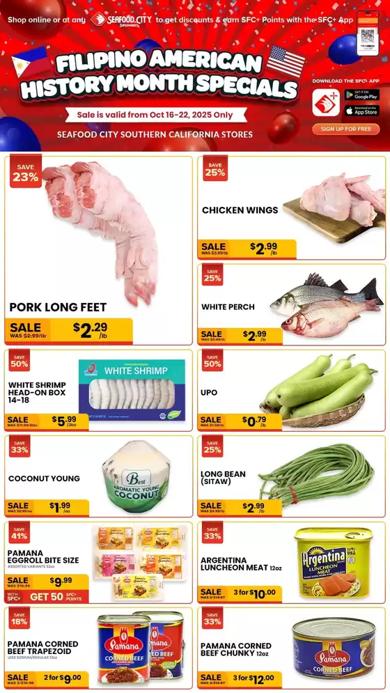 Seafood City catalogue in New Castle PA | Seafood City weekly ad | 2025-10-16T00:00:00.000Z - 2025-10-30T00:00:00.000Z