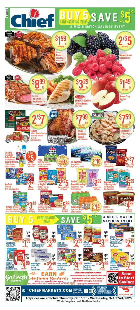 Chief Supermarket catalogue in Oxnard CA | Chief Supermarket weekly ad | 2025-10-16T00:00:00.000Z - 2025-10-22T00:00:00.000Z