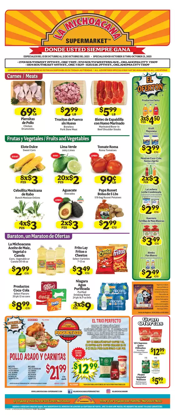 La Michoacana catalogue in Colorado Springs CO | Our best deals for you | 2025-10-16T00:00:00.000Z - 2025-10-30T00:00:00.000Z