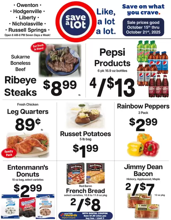 Save a Lot catalogue in Jacksonville FL | Discounts and promotions | 2025-10-15T00:00:00.000Z - 2025-10-21T00:00:00.000Z