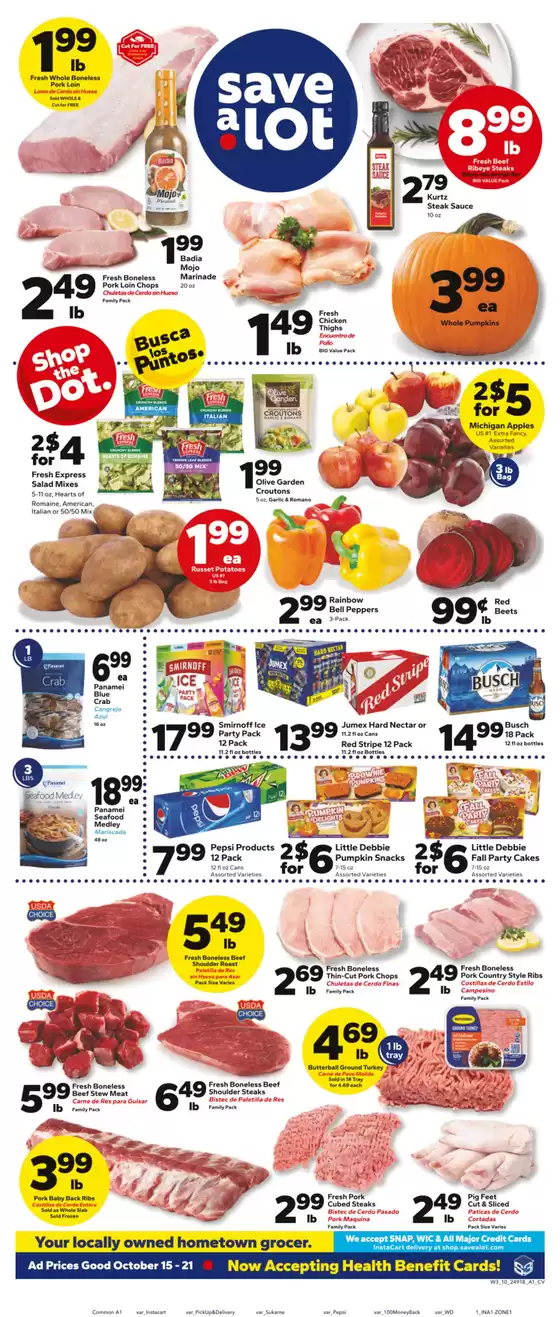 Save a Lot catalogue in Jacksonville FL | Top offers for all bargain hunters | 2025-10-15T00:00:00.000Z - 2025-10-21T00:00:00.000Z