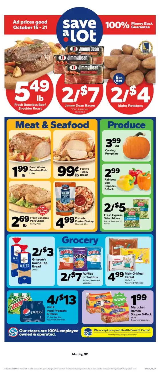 Save a Lot catalogue in Jacksonville FL | Current deals and offers | 2025-10-15T00:00:00.000Z - 2025-10-21T00:00:00.000Z