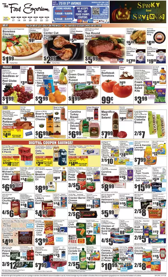 The Food Emporium catalogue in Harlem NY | Top offers for smart savers | 2025-10-17T00:00:00.000Z - 2025-10-31T00:00:00.000Z