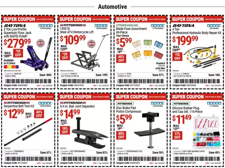 Harbor Freight Tools weekly ad