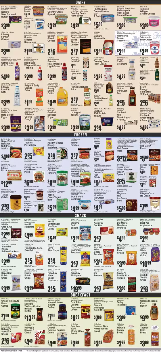 Current bargains and offers