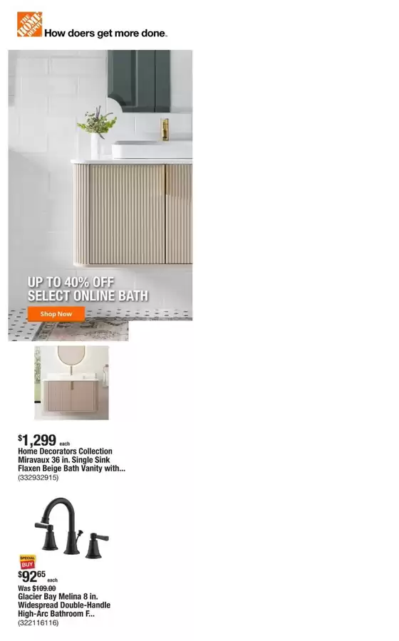 Home Depot catalogue in Santa Rosa CA | Home Depot flyer | 2025-10-16T00:00:00.000Z - 2025-10-23T00:00:00.000Z