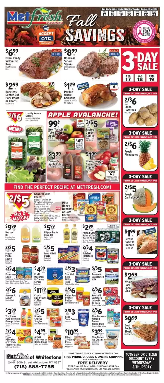 Met Foodmarkets catalogue in Chicago IL | Great offer for all customers | 2025-10-17T00:00:00.000Z - 2025-10-23T00:00:00.000Z