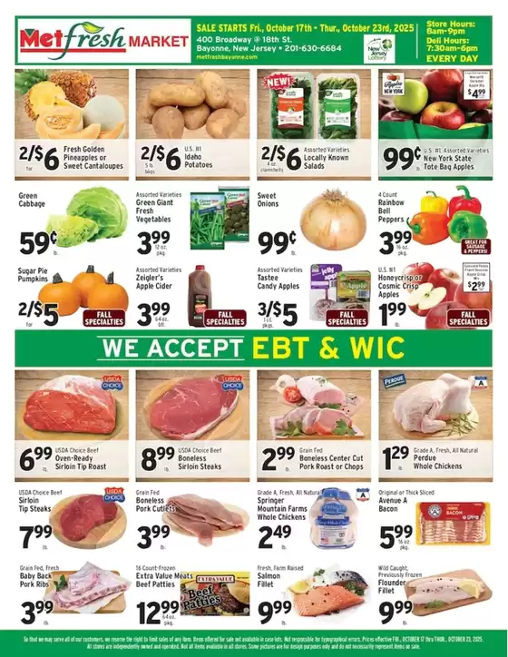 Met Foodmarkets catalogue in Chicago IL | Met Foodmarkets weekly ad | 2025-10-17T00:00:00.000Z - 2025-10-23T00:00:00.000Z