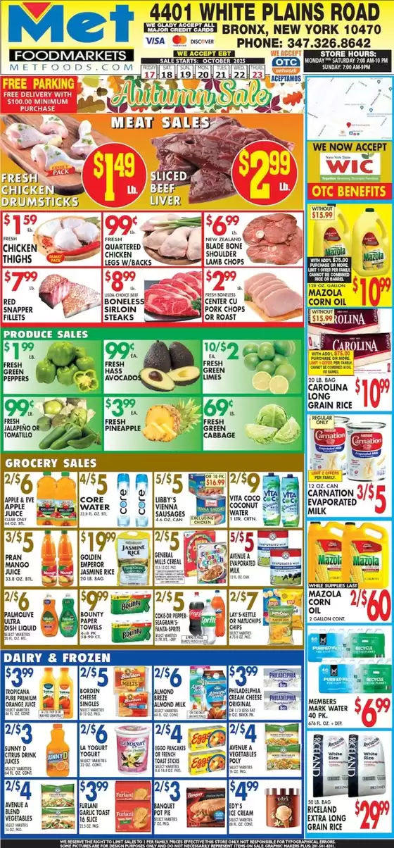 Met Foodmarkets catalogue in Chicago IL | Offers for bargain hunters | 2025-10-17T00:00:00.000Z - 2025-10-23T00:00:00.000Z