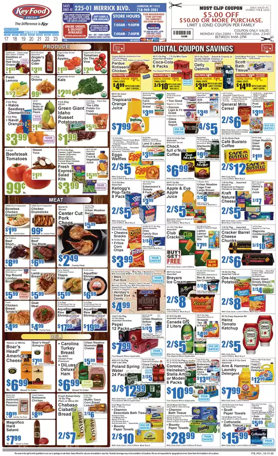Key Food catalogue in Chicago IL | Current special promotions | 2025-10-17T00:00:00.000Z - 2025-10-31T00:00:00.000Z