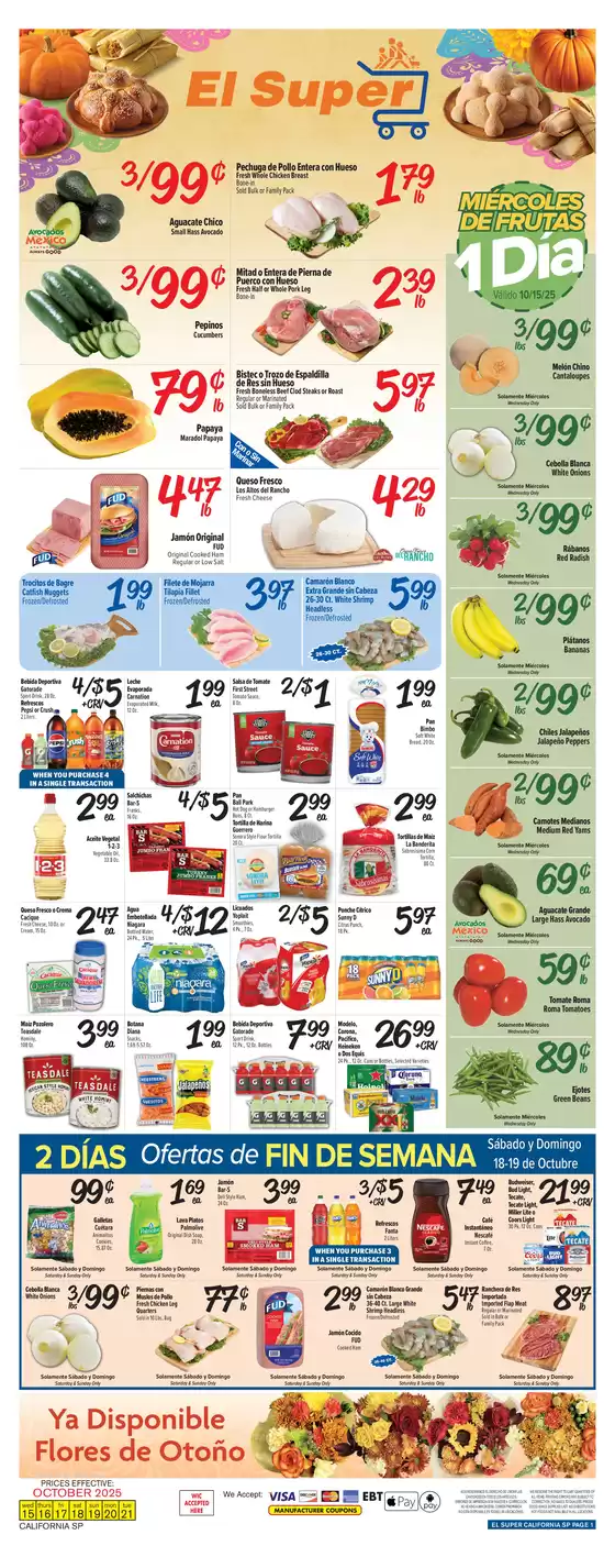 El Super catalogue in Toppenish WA | Current deals and offers | 2025-10-15T00:00:00.000Z - 2025-10-21T00:00:00.000Z