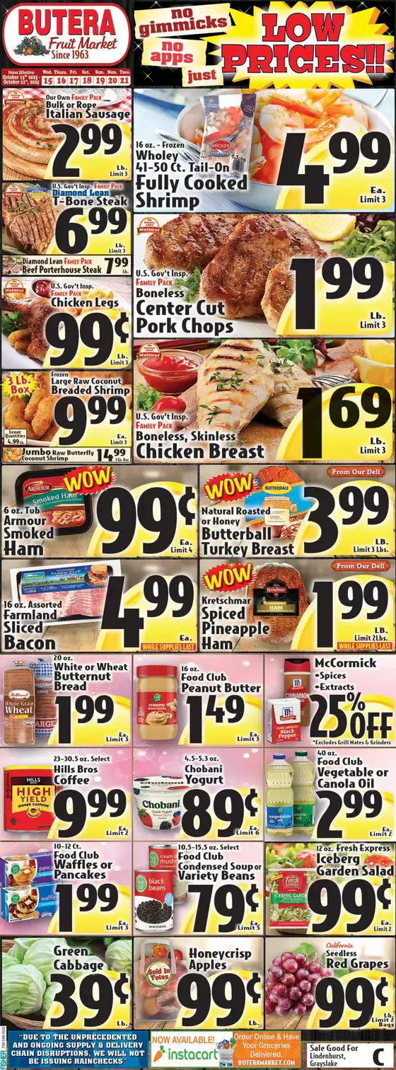 Butera catalogue in Toppenish WA | Great discounts on selected products | 2025-10-18T00:00:00.000Z - 2025-11-01T00:00:00.000Z