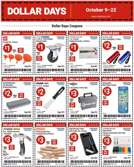 Harbor Freight Tools catalogue | Current special promotions | 2025-10-18T00:00:00.000Z - 2025-11-01T00:00:00.000Z