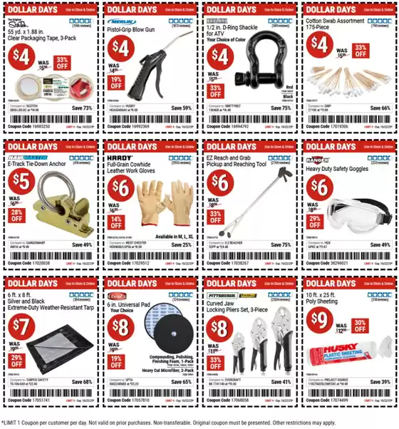 Current special promotions
