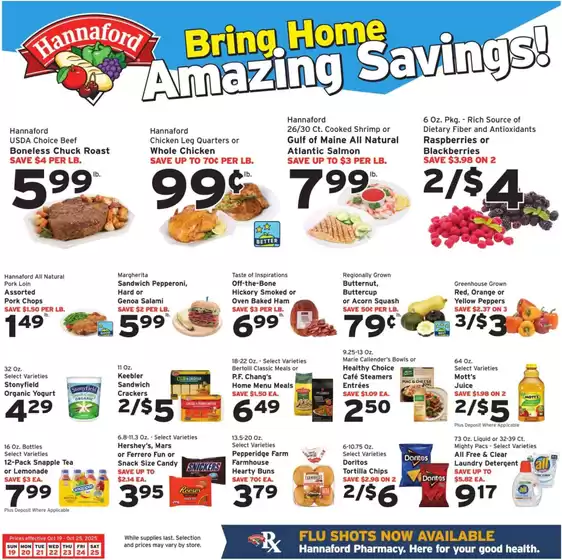 Hannaford catalogue | New offers to discover | 2025-10-19T00:00:00.000Z - 2025-10-25T00:00:00.000Z