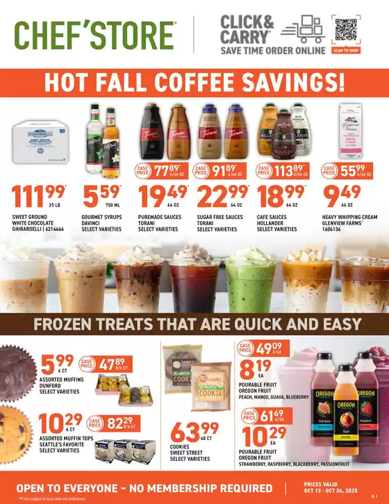Chef'Store catalogue | Top deals and discounts | 2025-10-18T00:00:00.000Z - 2025-11-01T00:00:00.000Z