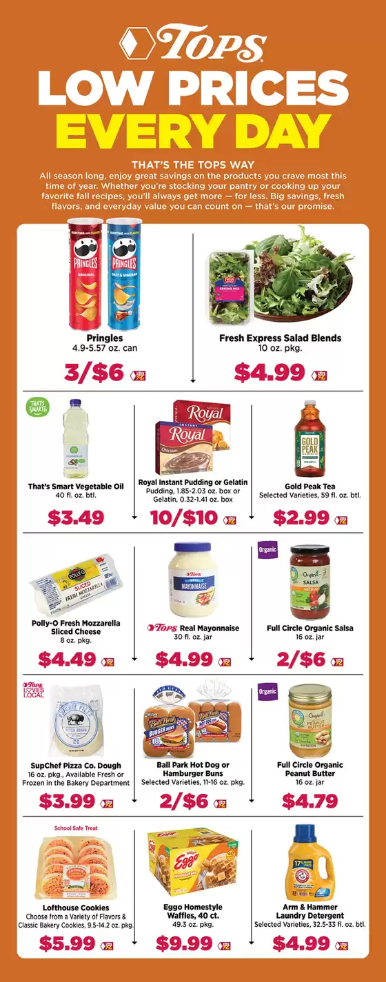 Tops catalogue in Waukesha WI | Tops Low Prices Every Day | 2025-10-19T00:00:00.000Z - 2025-10-25T00:00:00.000Z