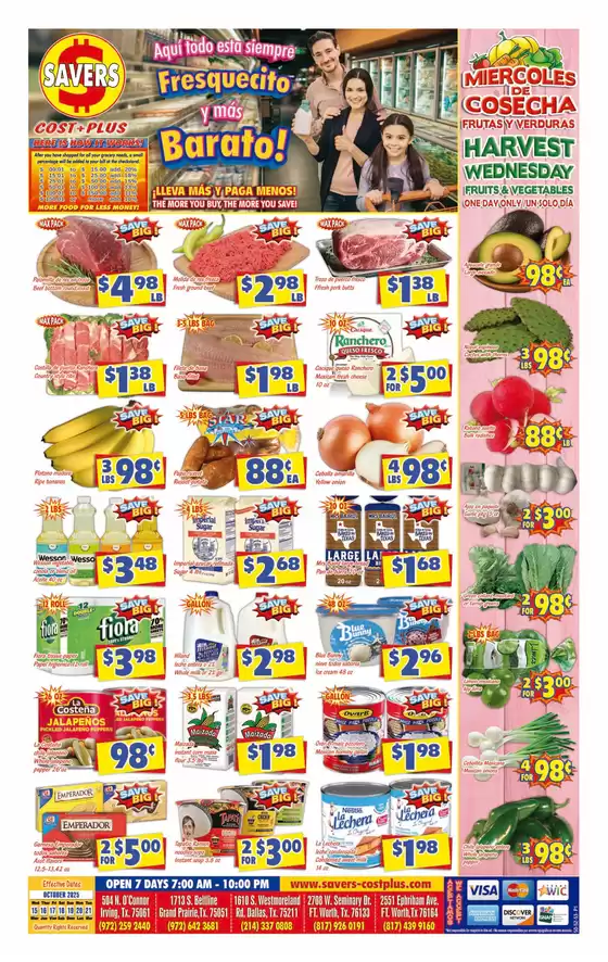 Savers Cost Plus Weekly ad