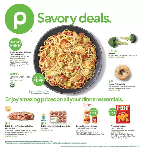 Publix catalogue in South San Francisco CA | Special offers for you | 2025-10-16T00:00:00.000Z - 2025-10-22T00:00:00.000Z