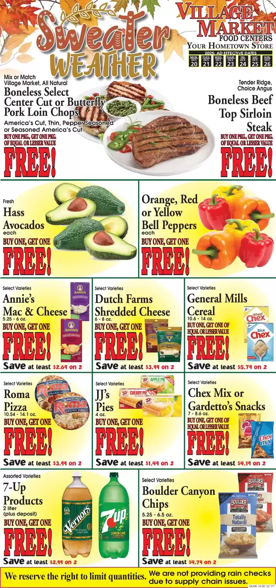 Village Market Food Centers catalogue | Our best deals for you | 2025-10-20T00:00:00.000Z - 2025-10-26T00:00:00.000Z