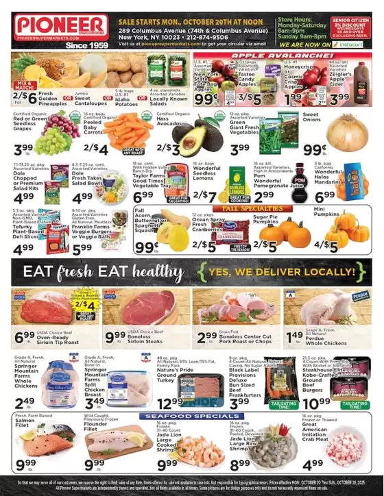 Pioneer Supermarkets catalogue | Pioneer Supermarkets weekly ad | 2025-10-20T00:00:00.000Z - 2025-10-26T00:00:00.000Z