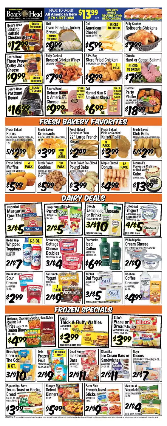 Current bargains and offers