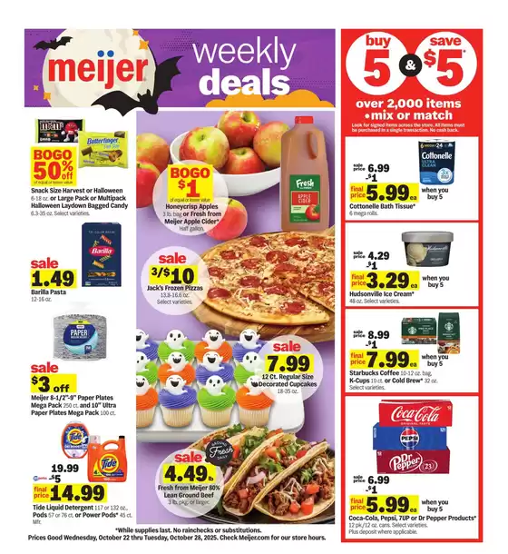 Meijer catalogue in San Leandro CA | Weekly Deals | 2025-10-22T00:00:00.000Z - 2025-10-28T00:00:00.000Z