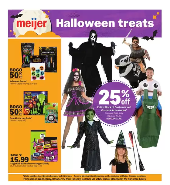 Meijer catalogue in San Leandro CA | Halloween treats | 2025-10-22T00:00:00.000Z - 2025-10-28T00:00:00.000Z