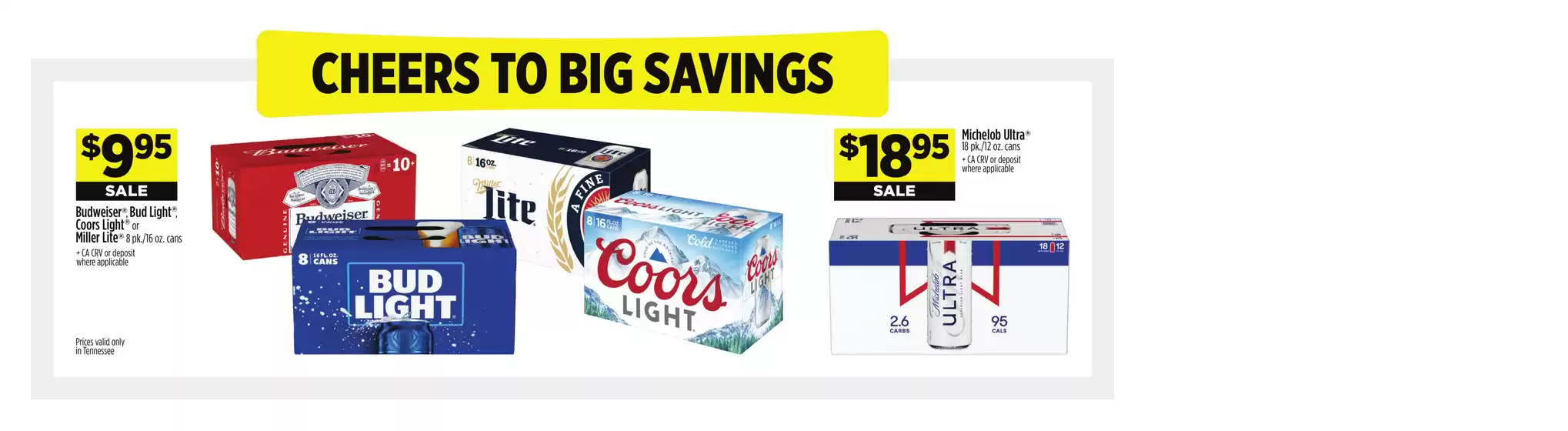 Wide range of offers
