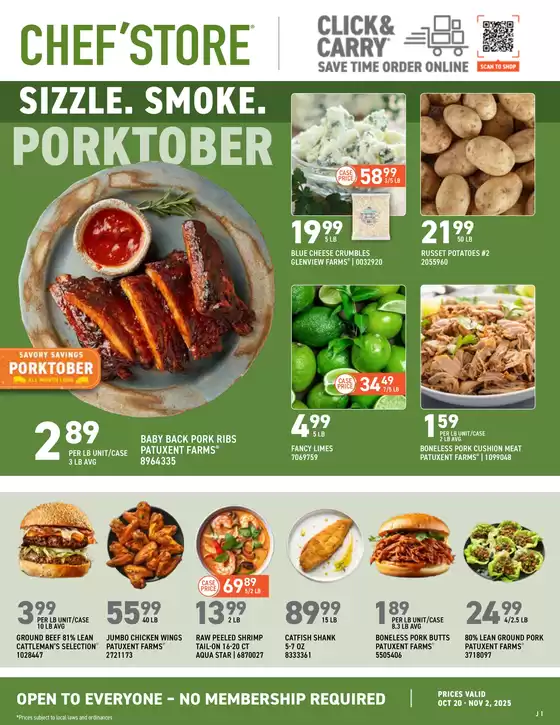 Chef'Store catalogue in Round Rock TX | Current special promotions | 2025-10-20T00:00:00.000Z - 2025-11-03T00:00:00.000Z