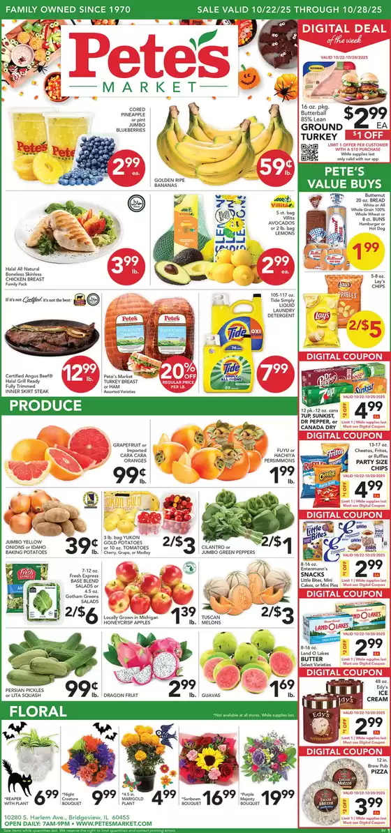 Pete's Fresh Market catalogue in Folsom PA | Discounts and promotions | 2025-10-22T00:00:00.000Z - 2025-10-28T00:00:00.000Z