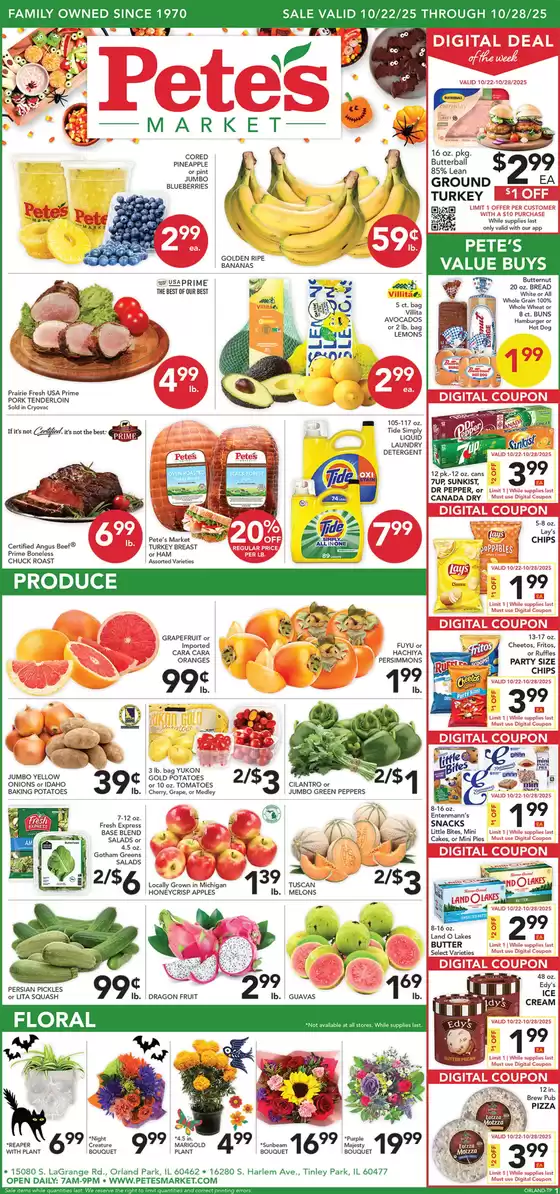 Pete's Fresh Market catalogue in Folsom PA | Special offers for you | 2025-10-22T00:00:00.000Z - 2025-10-28T00:00:00.000Z
