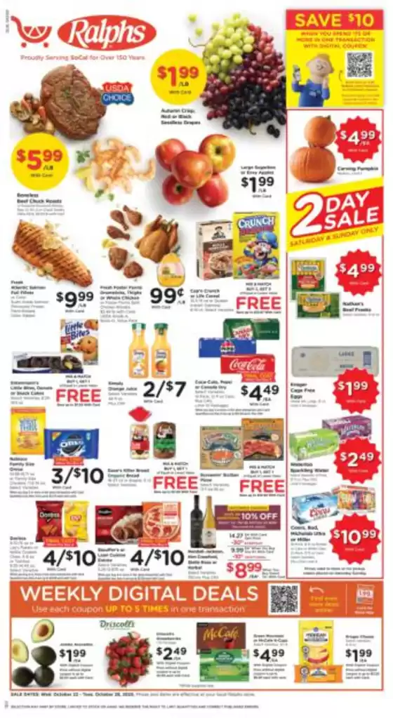 Ralphs catalogue in Folsom PA | New offers to discover | 2025-10-22T00:00:00.000Z - 2025-10-29T00:00:00.000Z