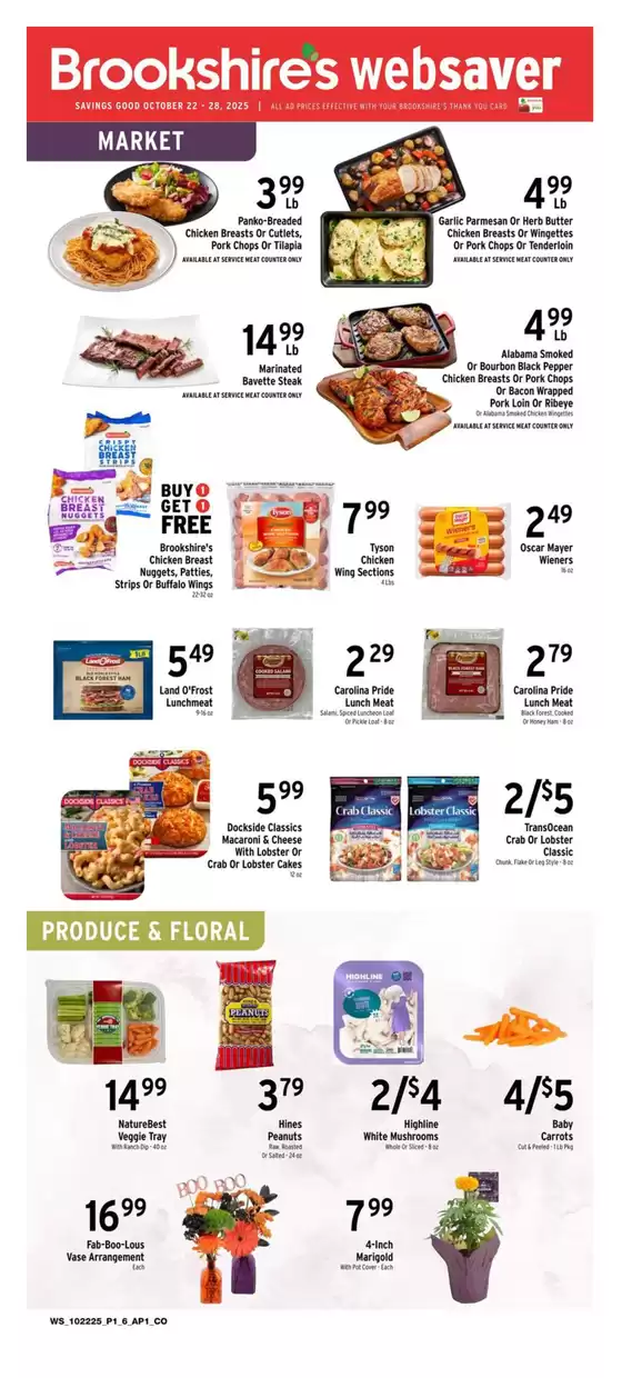Brookshire's catalogue in Charlotte NC | Top deals for all customers | 2025-10-22T00:00:00.000Z - 2025-10-28T00:00:00.000Z