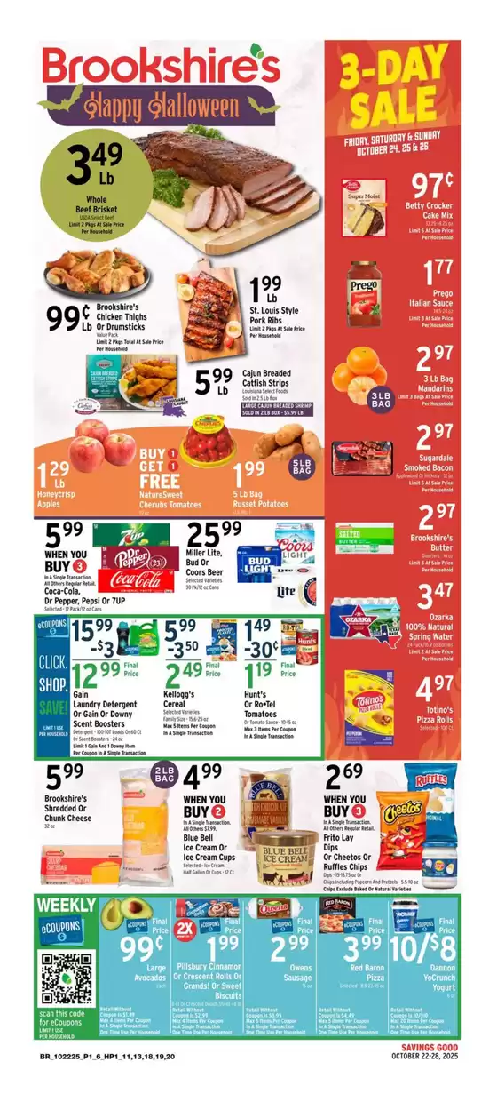 Brookshire's catalogue in Charlotte NC | Great offer for all customers | 2025-10-22T00:00:00.000Z - 2025-10-28T00:00:00.000Z