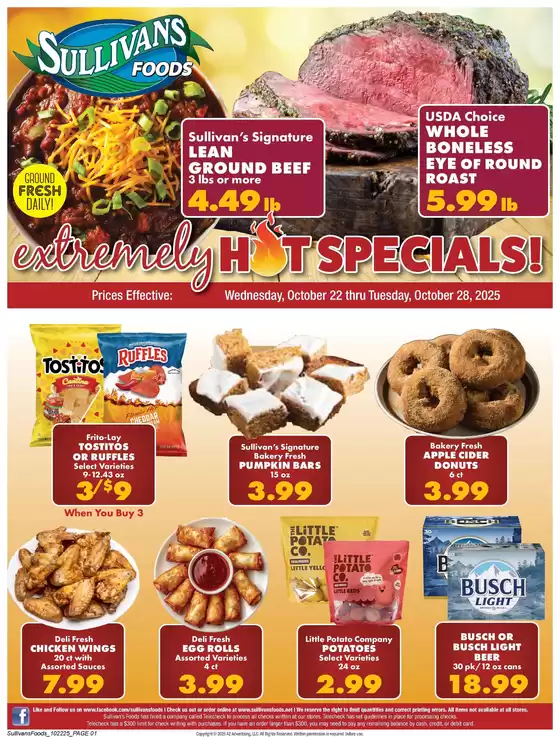 Sullivan's Foods  catalogue in Mesa AZ | Great discounts on selected products | 2025-10-22T00:00:00.000Z - 2025-10-28T00:00:00.000Z