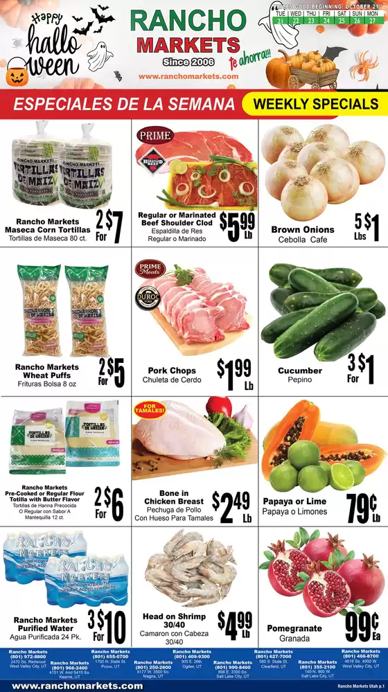 Rancho Markets catalogue in Mesa AZ | Rancho Markets weekly ad | 2025-10-21T00:00:00.000Z - 2025-10-27T00:00:00.000Z