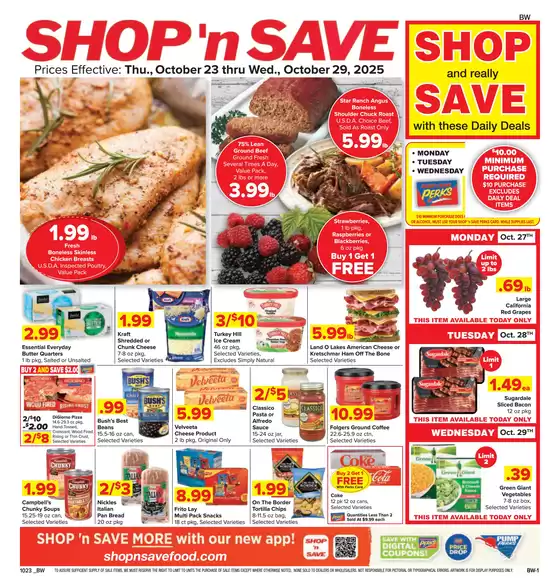 Shop 'n Save catalogue in Mesa AZ | Great offer for all customers | 2025-10-21T00:00:00.000Z - 2025-11-04T00:00:00.000Z