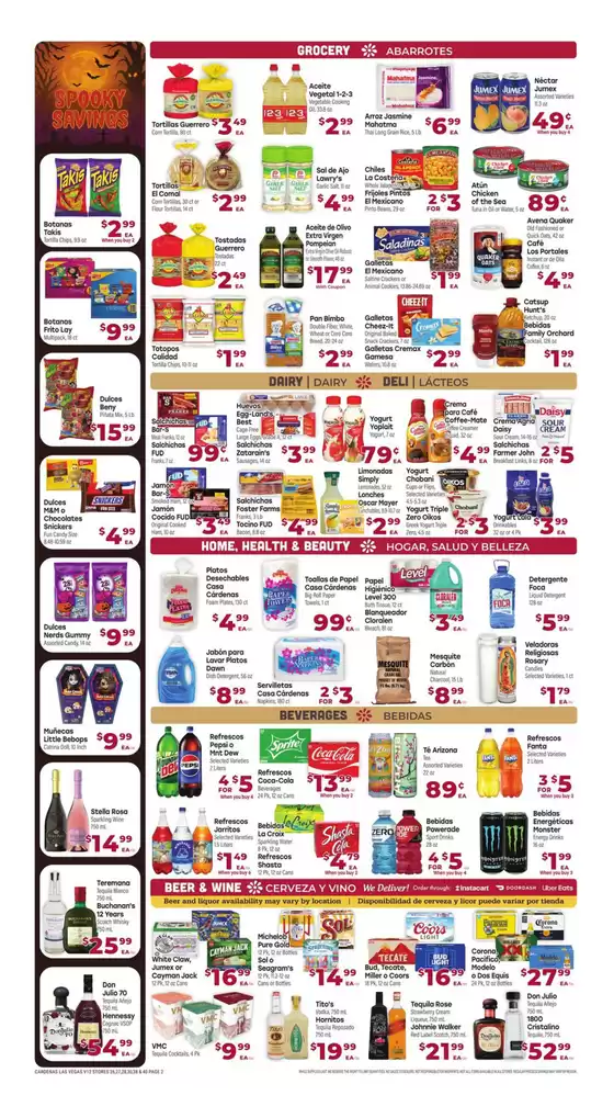Current special promotions