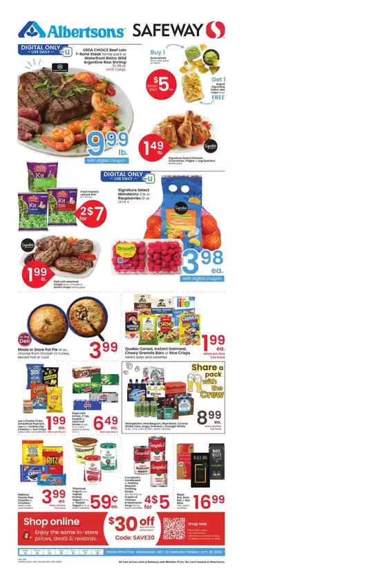 Safeway catalogue | Wide range of offers | 2025-10-22T00:00:00.000Z - 2025-10-28T00:00:00.000Z
