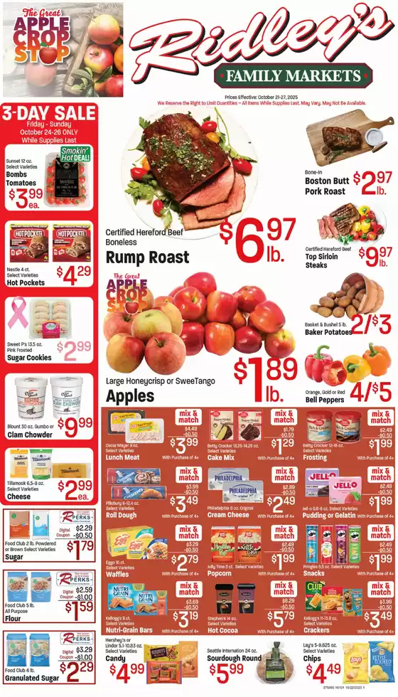 Ridley's Family Markets catalogue in Aurora CO | Our best offers for you | 2025-10-21T00:00:00.000Z - 2025-10-27T00:00:00.000Z