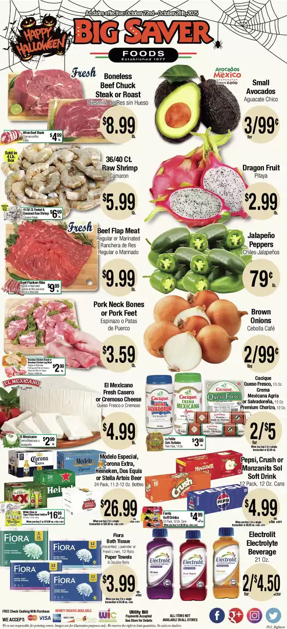 Big Saver Foods Weekly Special