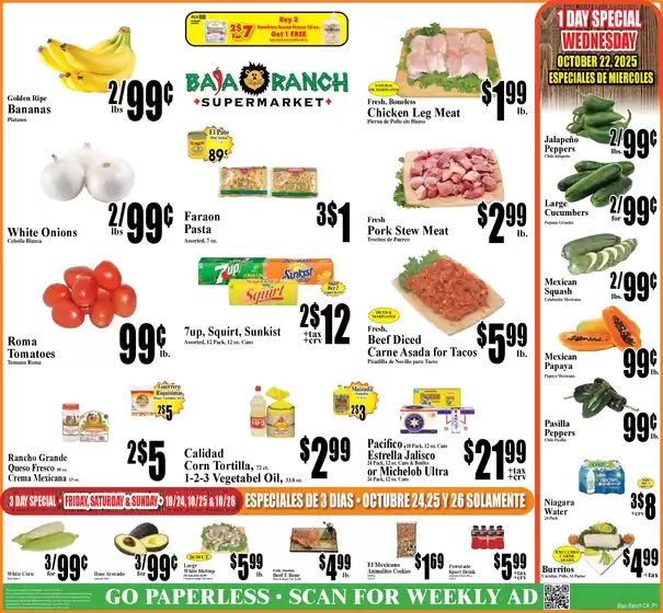 Baja Ranch weekly ad
