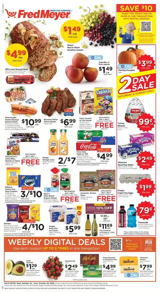 Fred Meyer catalogue in Manassas VA | Exclusive bargains | 2025-10-22T00:00:00.000Z - 2025-10-28T00:00:00.000Z