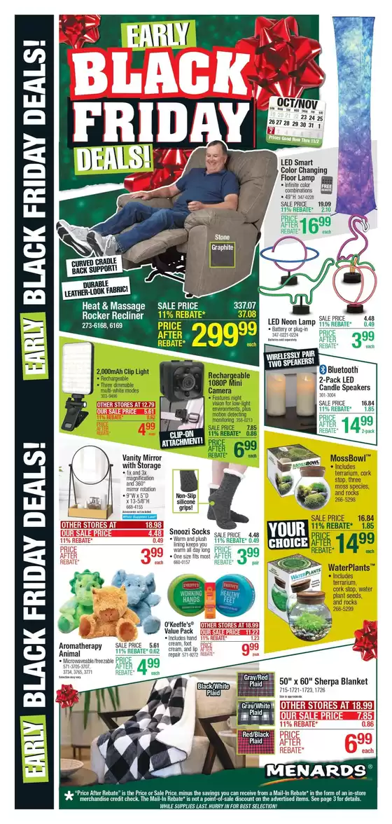 Menards catalogue in Westfield IN | Menards Early Black Friday Sale 2025 | 2025-10-22T00:00:00.000Z - 2025-11-05T00:00:00.000Z