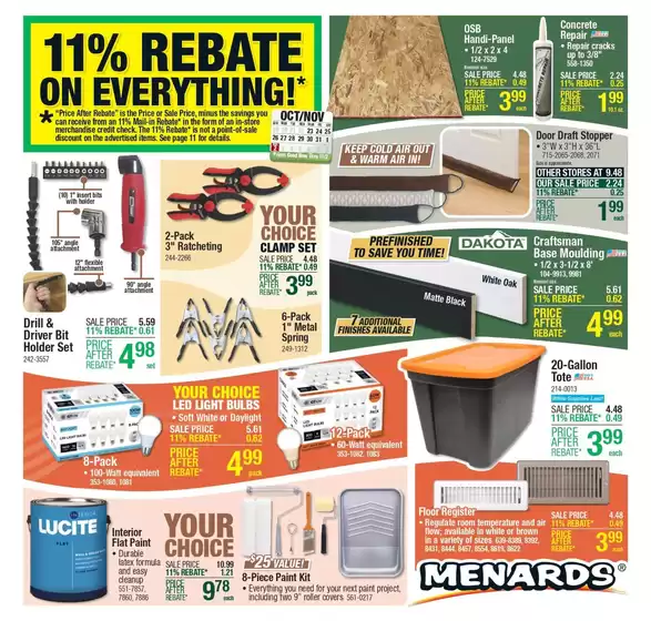 Menards catalogue in Waukesha WI | Menards Weekly Ad October 23 – November 2, 2025 | 2025-10-22T00:00:00.000Z - 2025-11-05T00:00:00.000Z