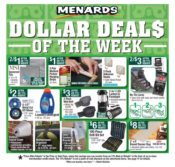 Menards Weekly Ad October 23 – November 2, 2025