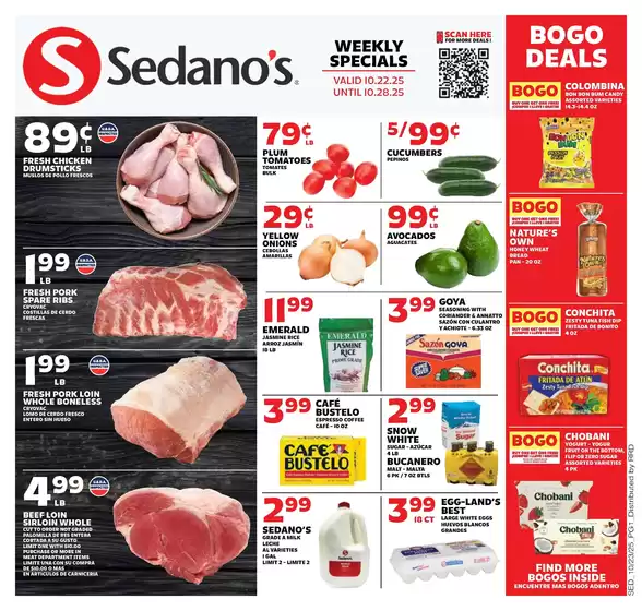 Sedano's weekly ad